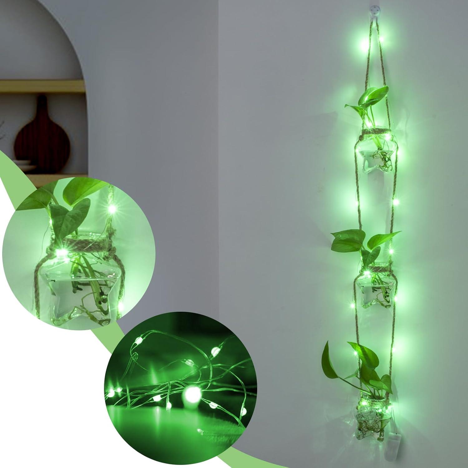 imageXXXFLOWER Wall Hanging Propagation Station2 Tiers Star Shaped Glass Flower Vase for Hydroponic Planter Terrarium for Plant Cutting Home Office Living Room Garden Decor3 Star Vase