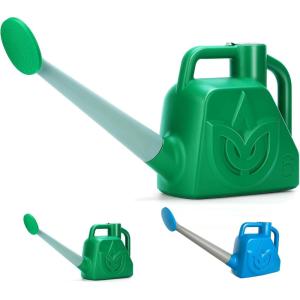 XXXFLOWER 1.5 Gallon Green Watering Can Outdoor Garden Flower Plant, Lightweight 6 L Water Cans with Detachable Nozzle Watering Pot for Office House Garden(Green)