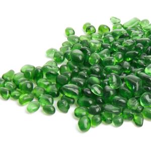 XXXFLOWER Glass Beads for Vase Filler 0.12-0.24 Inch Blue White Glass Rocks for Vases Decorative Glass Gems Stones for Crafts and Aquariums Colorful Glass Marbles and Pebbles for DIY Projects(Green)