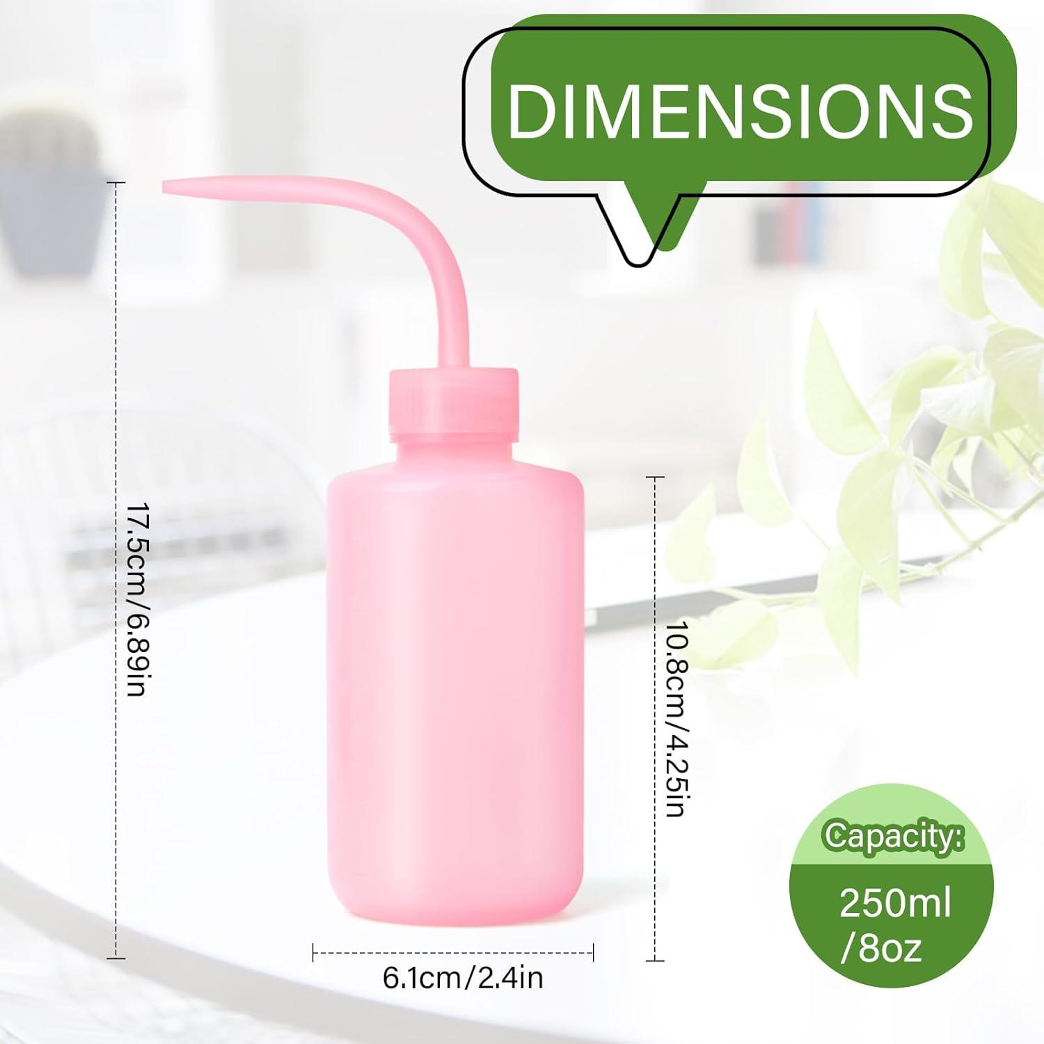 imageXXXFLOWER 2Pcs Watering CanSmall Squeeze Bottles for LiquidsSucculent Watering Bottle with Bend Mouth250 ML Water Spray Bottle for Plants FlowersPink