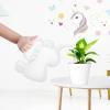 imageXXXFLOWER Unicorns Indoor Watering Can 1 L Cute Animal Water Cans Novelty Unicorns Shape Watering Pot for Office House Indoor GardenWhiteWhite